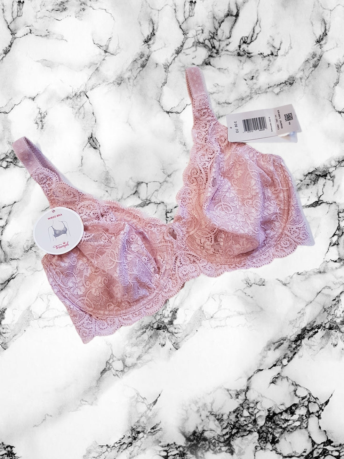 Triumph Amourette 300W liemenėlė – nėriniuota, su lankeliais